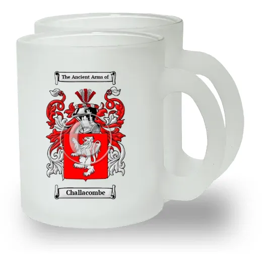 Challacombe Pair of Frosted Glass Mugs