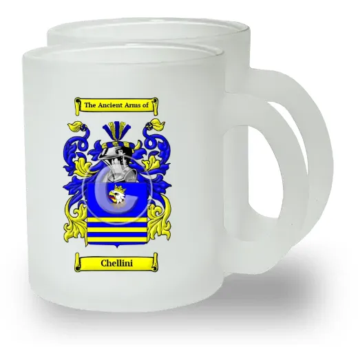 Chellini Pair of Frosted Glass Mugs
