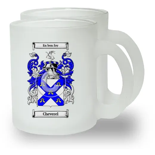 Cheverel Pair of Frosted Glass Mugs