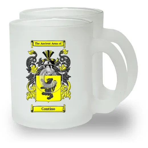 Contino Pair of Frosted Glass Mugs