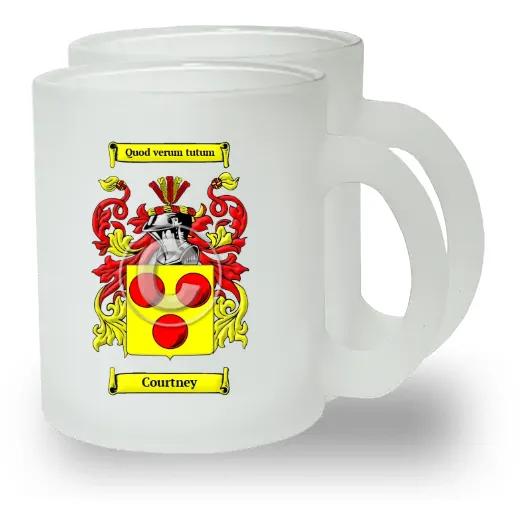 Courtney Pair of Frosted Glass Mugs