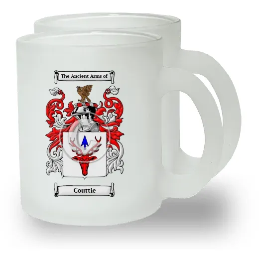 Couttie Pair of Frosted Glass Mugs