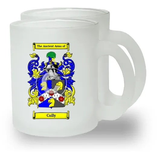 Cully Pair of Frosted Glass Mugs