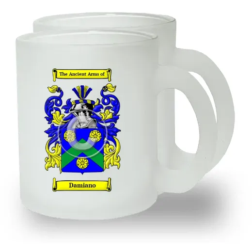 Damiano Pair of Frosted Glass Mugs