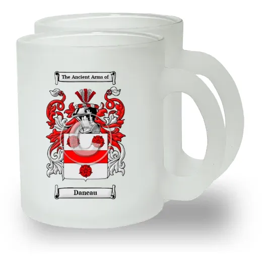 Daneau Pair of Frosted Glass Mugs