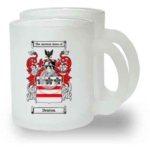 Denton Pair of Frosted Glass Mugs