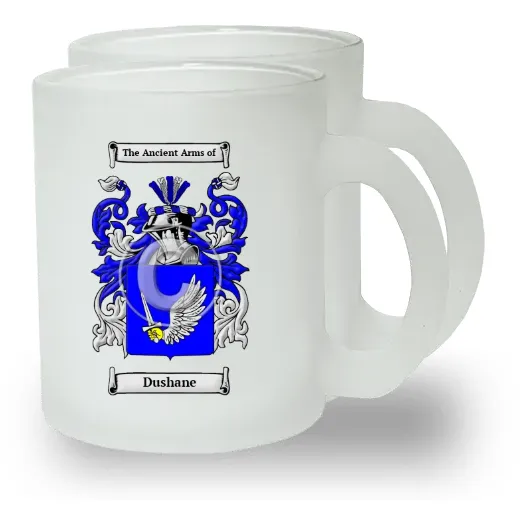 Dushane Pair of Frosted Glass Mugs