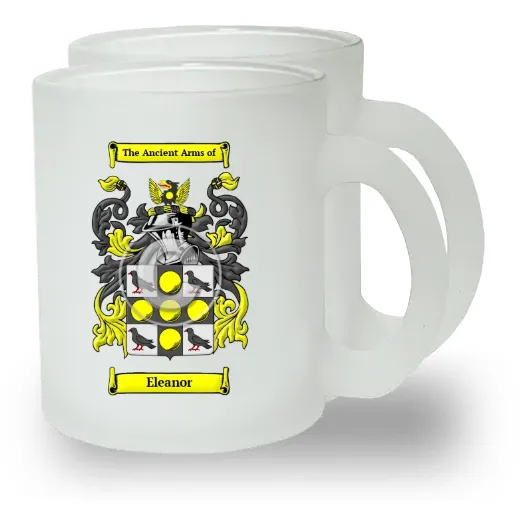 Eleanor Pair of Frosted Glass Mugs