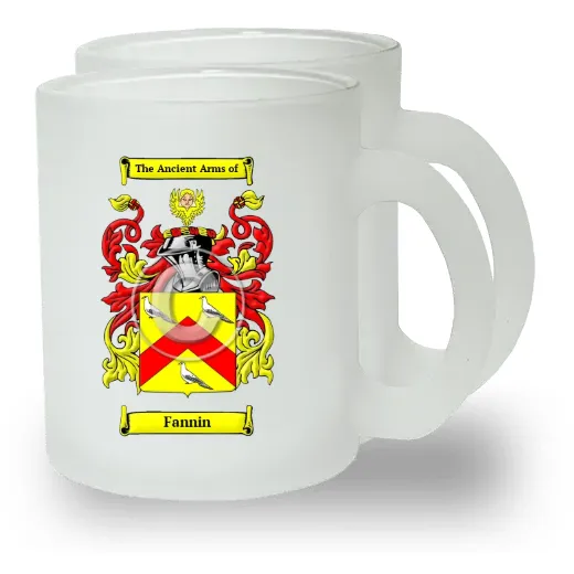 Fannin Pair of Frosted Glass Mugs