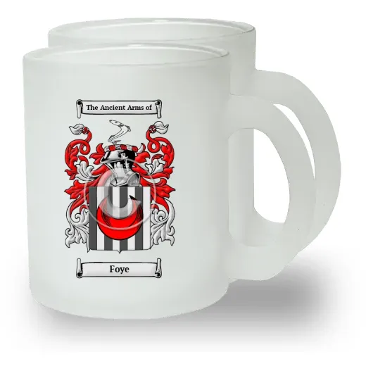 Foye Pair of Frosted Glass Mugs
