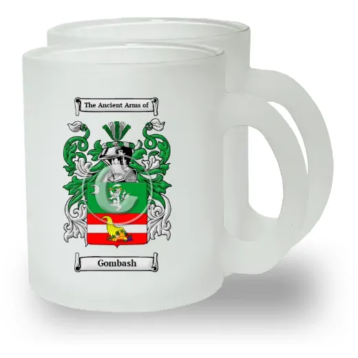 Gombash Pair of Frosted Glass Mugs