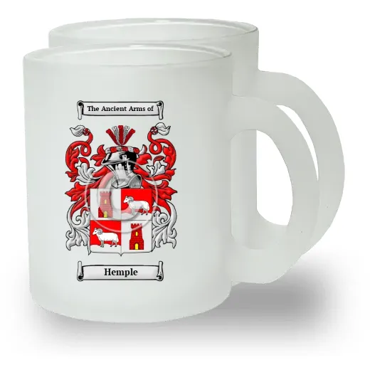 Hemple Pair of Frosted Glass Mugs
