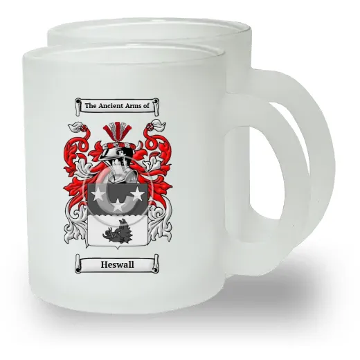 Heswall Pair of Frosted Glass Mugs
