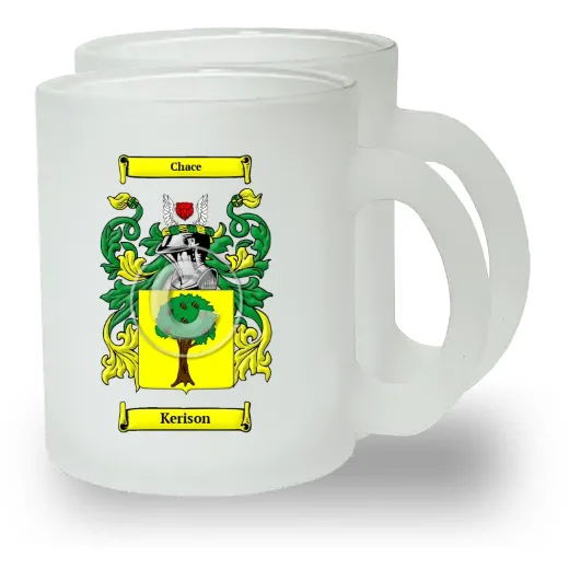 Kerison Pair of Frosted Glass Mugs