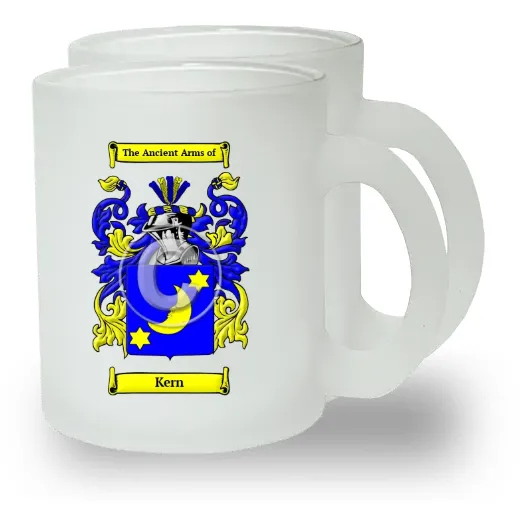 Kern Pair of Frosted Glass Mugs