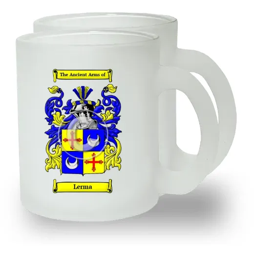Lerma Pair of Frosted Glass Mugs