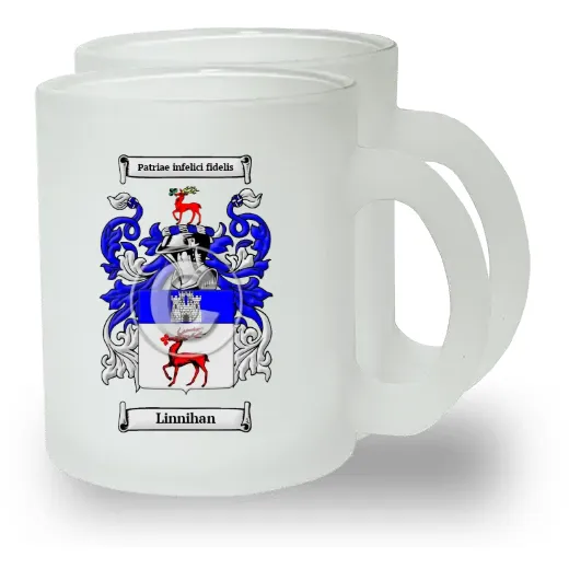 Linnihan Pair of Frosted Glass Mugs