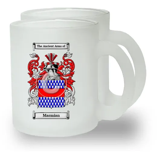 Marmian Pair of Frosted Glass Mugs
