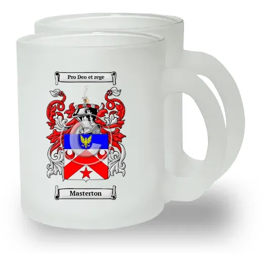 Masterton Pair of Frosted Glass Mugs
