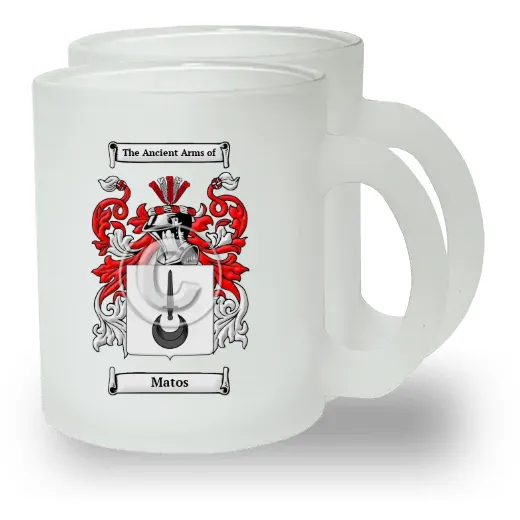 Matos Pair of Frosted Glass Mugs