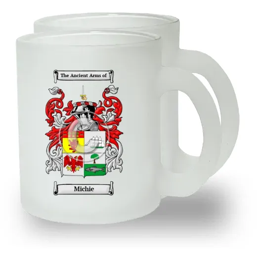 Michie Pair of Frosted Glass Mugs