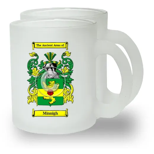 Minnigh Pair of Frosted Glass Mugs
