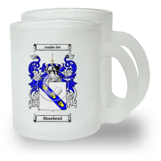 Moorhead Pair of Frosted Glass Mugs