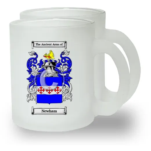 Newham Pair of Frosted Glass Mugs