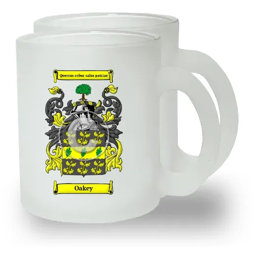 Oakey Pair of Frosted Glass Mugs