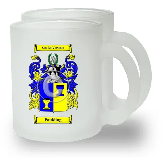 Paulding Pair of Frosted Glass Mugs
