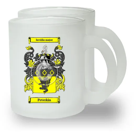 Peterkin Pair of Frosted Glass Mugs