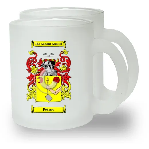 Petrov Pair of Frosted Glass Mugs