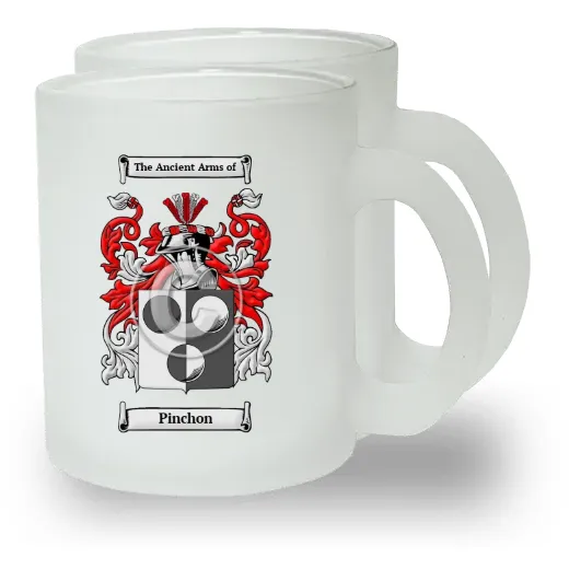 Pinchon Pair of Frosted Glass Mugs