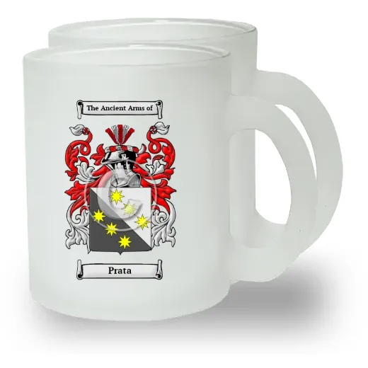 Prata Pair of Frosted Glass Mugs
