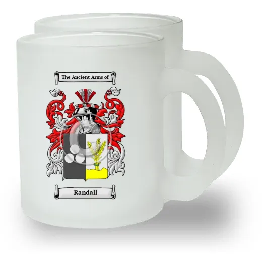 Randall Pair of Frosted Glass Mugs