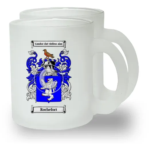 Rochefort Pair of Frosted Glass Mugs