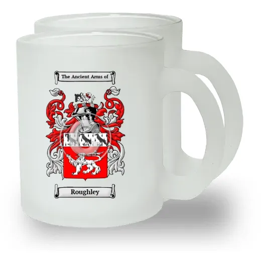 Roughley Pair of Frosted Glass Mugs