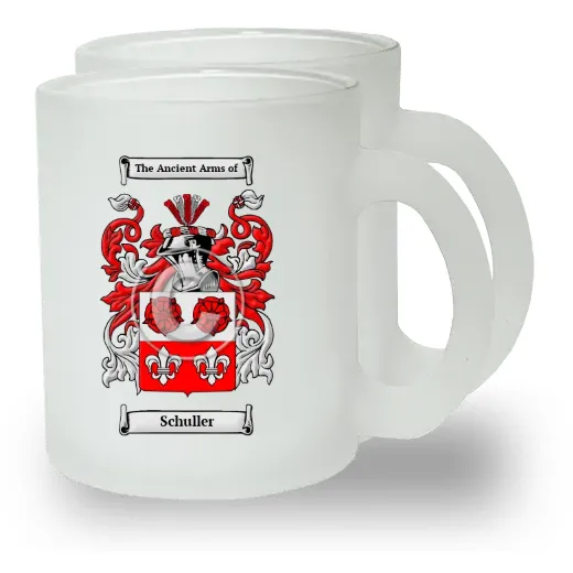 Schuller Pair of Frosted Glass Mugs