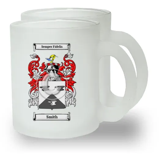 Smith Pair of Frosted Glass Mugs