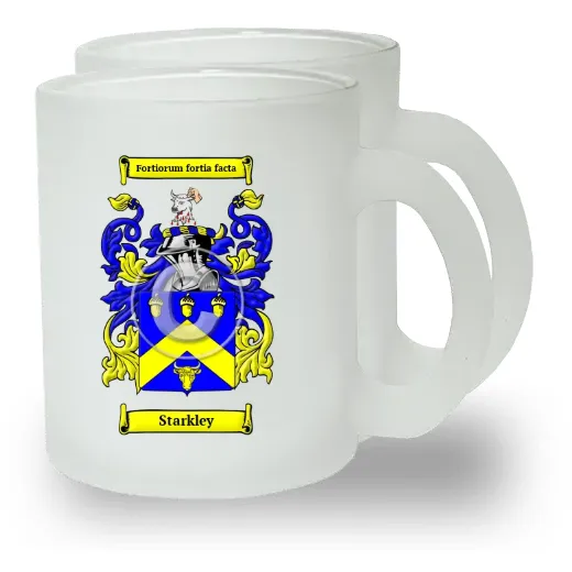 Starkley Pair of Frosted Glass Mugs
