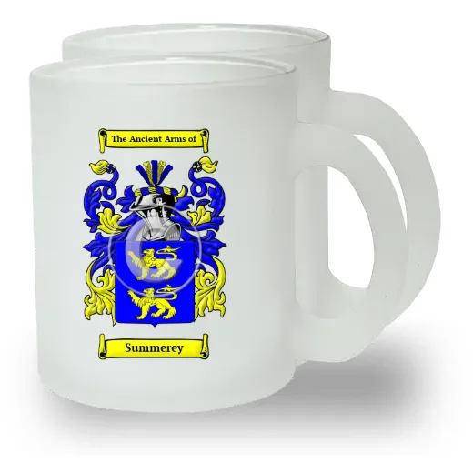 Summerey Pair of Frosted Glass Mugs