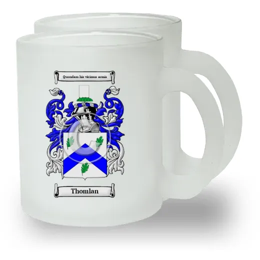 Thomlan Pair of Frosted Glass Mugs