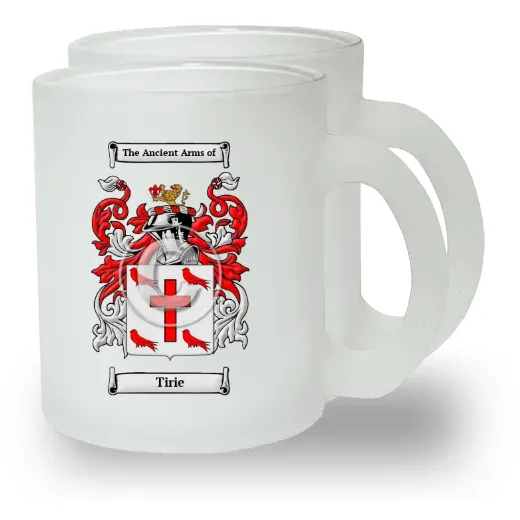 Tirie Pair of Frosted Glass Mugs