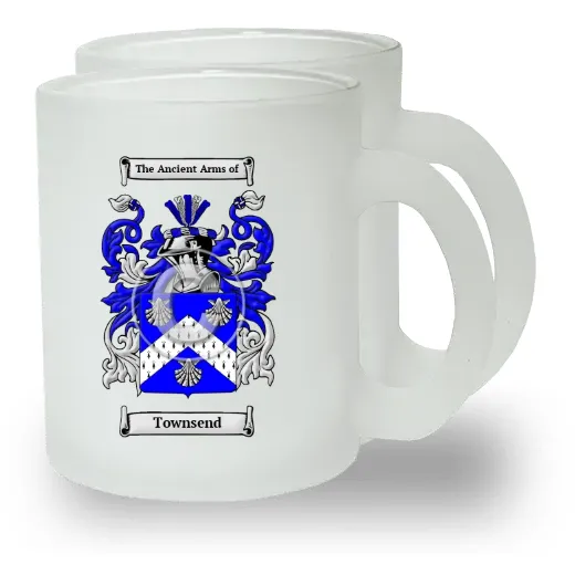 Townsend Pair of Frosted Glass Mugs