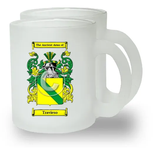 Travieso Pair of Frosted Glass Mugs