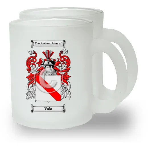 Vala Pair of Frosted Glass Mugs