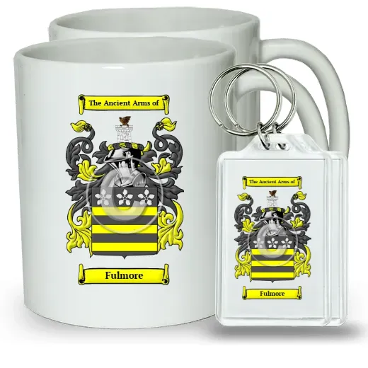 Fulmore Pair of Coffee Mugs and Pair of Keychains