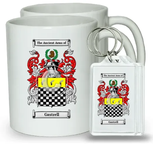 Gastrell Pair of Coffee Mugs and Pair of Keychains