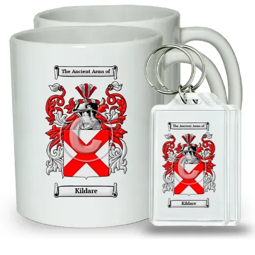 Kildare Pair of Coffee Mugs and Pair of Keychains
