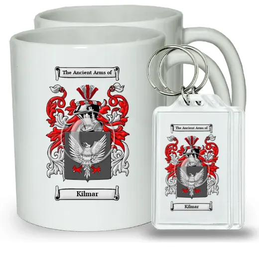 Kilmar Pair of Coffee Mugs and Pair of Keychains